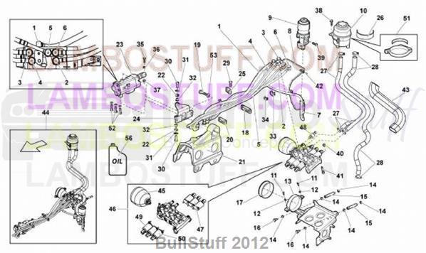 2006 Lamborghini MURCIELAGO ROADSTER JAPAN E-GEAR VALVE ASSY (24.08.00)
